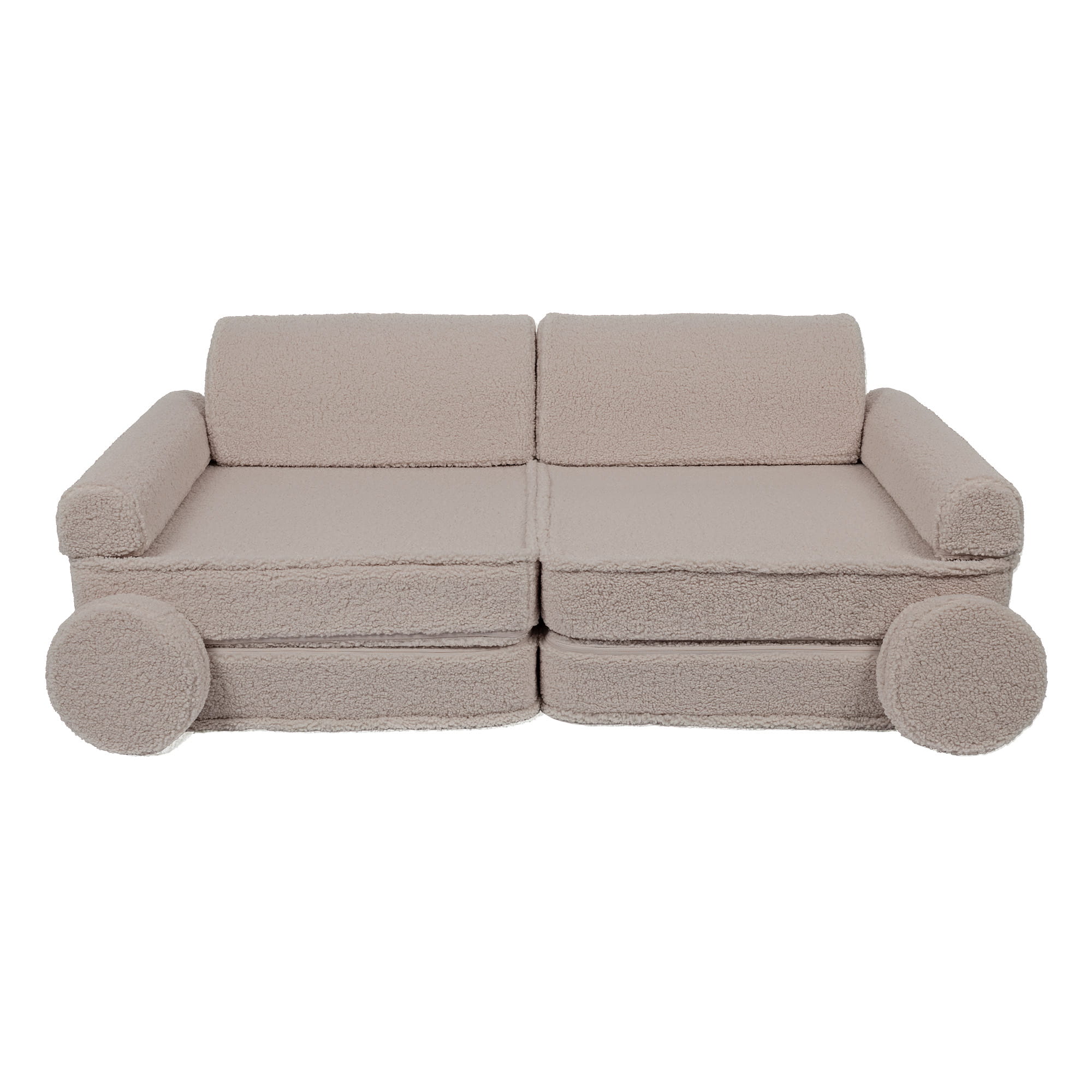 Modulinė sofa vaikams - Bearly, pilkos spalvos