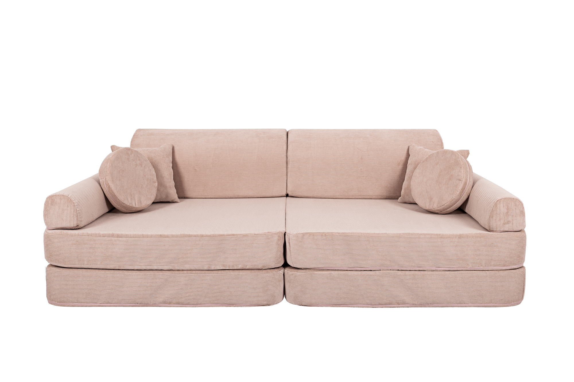 Large Modular Sofa for Kids - Slimcord Corduroy Pink