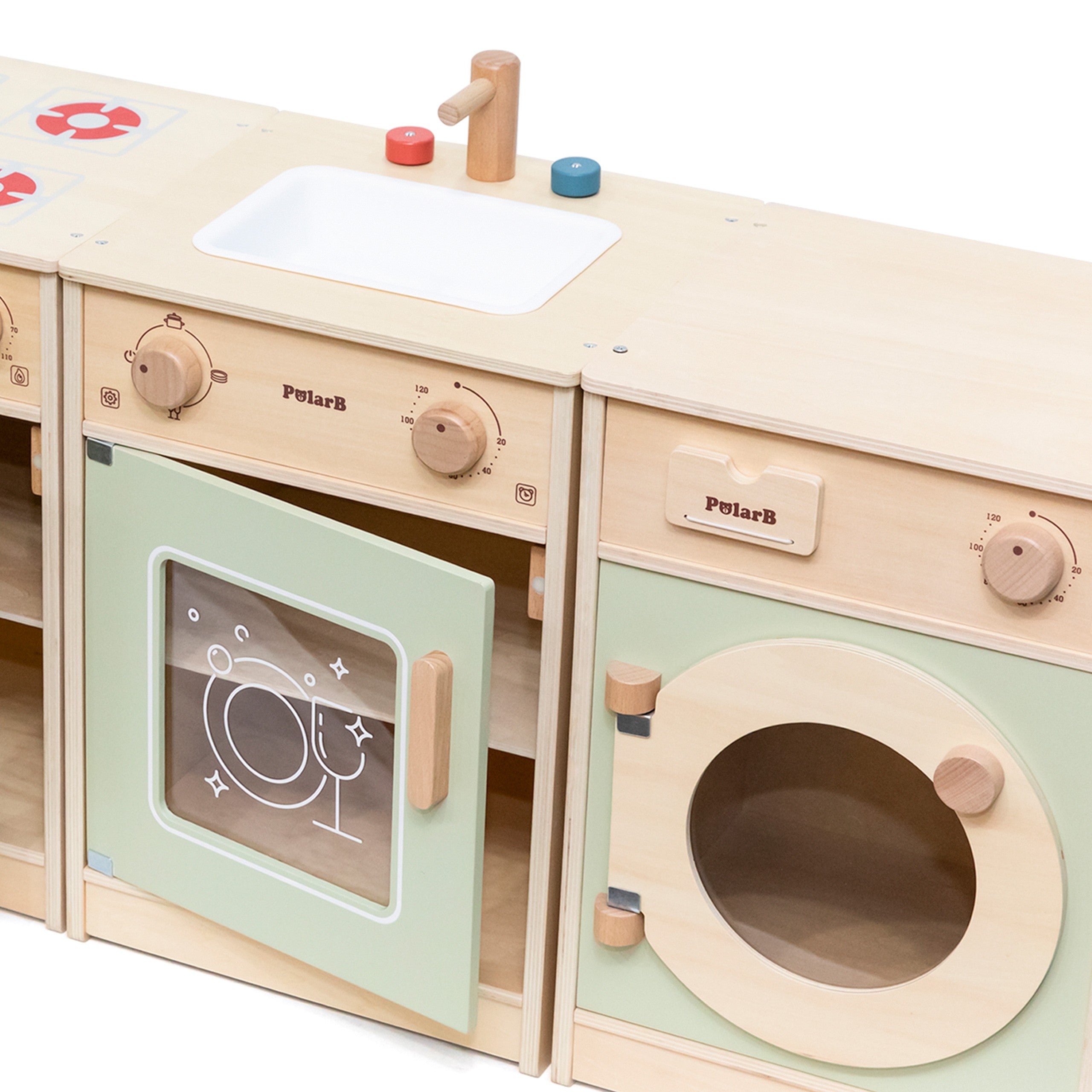 Large Wooden Kitchen Set