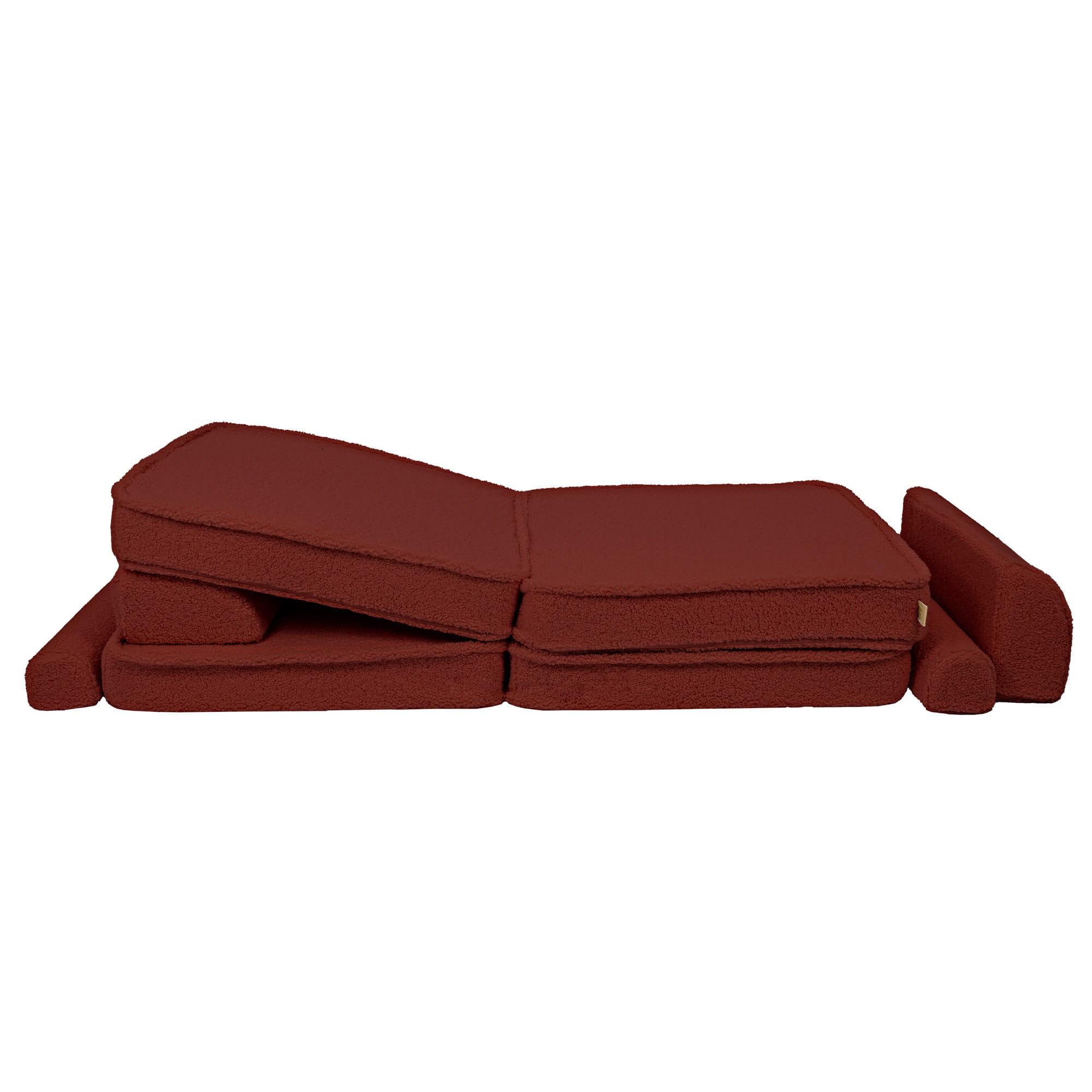 Modulinė sofa vaikams - Bearly, rudos spalvos