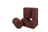 MeowBaby® Bearly Shape Set with 3 Elements - Brown