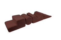 MeowBaby® Bearly Shape Set with 4 Elements - Brown