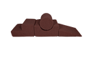 MeowBaby® Bearly Shape Set with 4 Elements - Brown