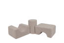 MeowBaby® Bearly Shape Set with 3 Elements - Gray