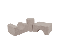 MeowBaby® Bearly Shape Set with 3 Elements - Gray