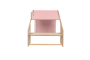 MeowBaby® Natural Wooden House for Kids - Pink Roof