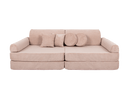Large Modular Sofa for Kids - Slimcord Corduroy Pink