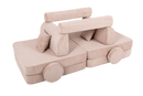 Large Modular Sofa for Kids - Slimcord Corduroy Pink