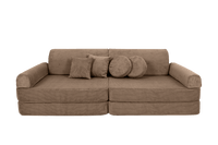 Large Modular Sofa for Kids - Slimcord Corduroy Brown