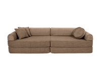 Large Modular Sofa for Kids - Slimcord Corduroy Brown