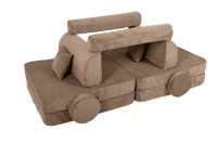 Large Modular Sofa for Kids - Slimcord Corduroy Brown