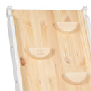 Ladder With a Slide-Climbing Wall - White