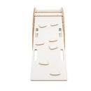 White Wooden Dream Rocker with Pillow, Slide and Ladder - Medium