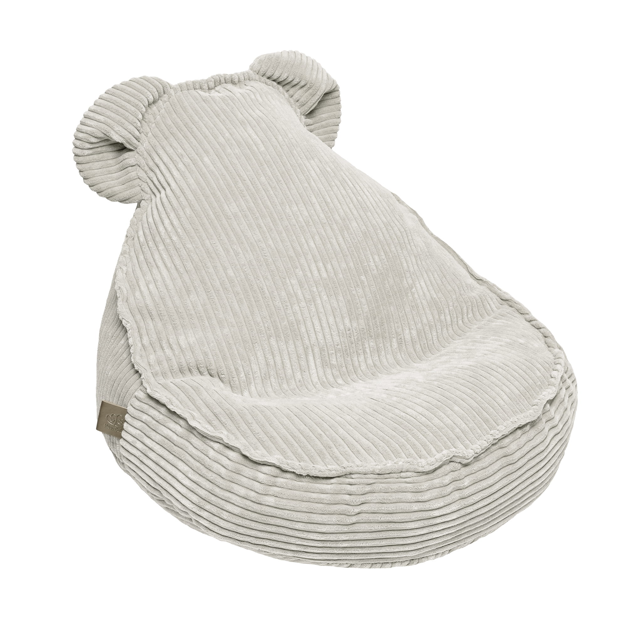 Aksominis sėdmaišis Vaikams „Teddy Ecru“