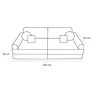 Large Modular Sofa for Kids - Premium Bearly, Light Grey