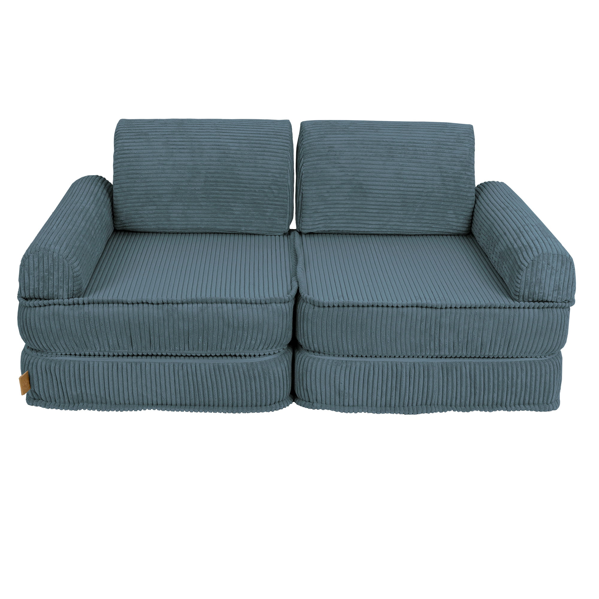 Vidutinio dydžio modulinė sofa vaikams - turkio spalvos