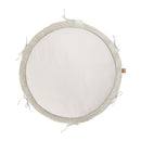 Baby Nest & Play Mat With Crib Bumper Braid - Ecru