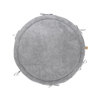 Baby Nest & Play Mat With Crib Bumper Braid - Grey