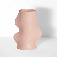 Fluxo Ceramic Vase Medium - Pink