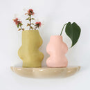 Fluxo Ceramic Vase Medium - Pistachio