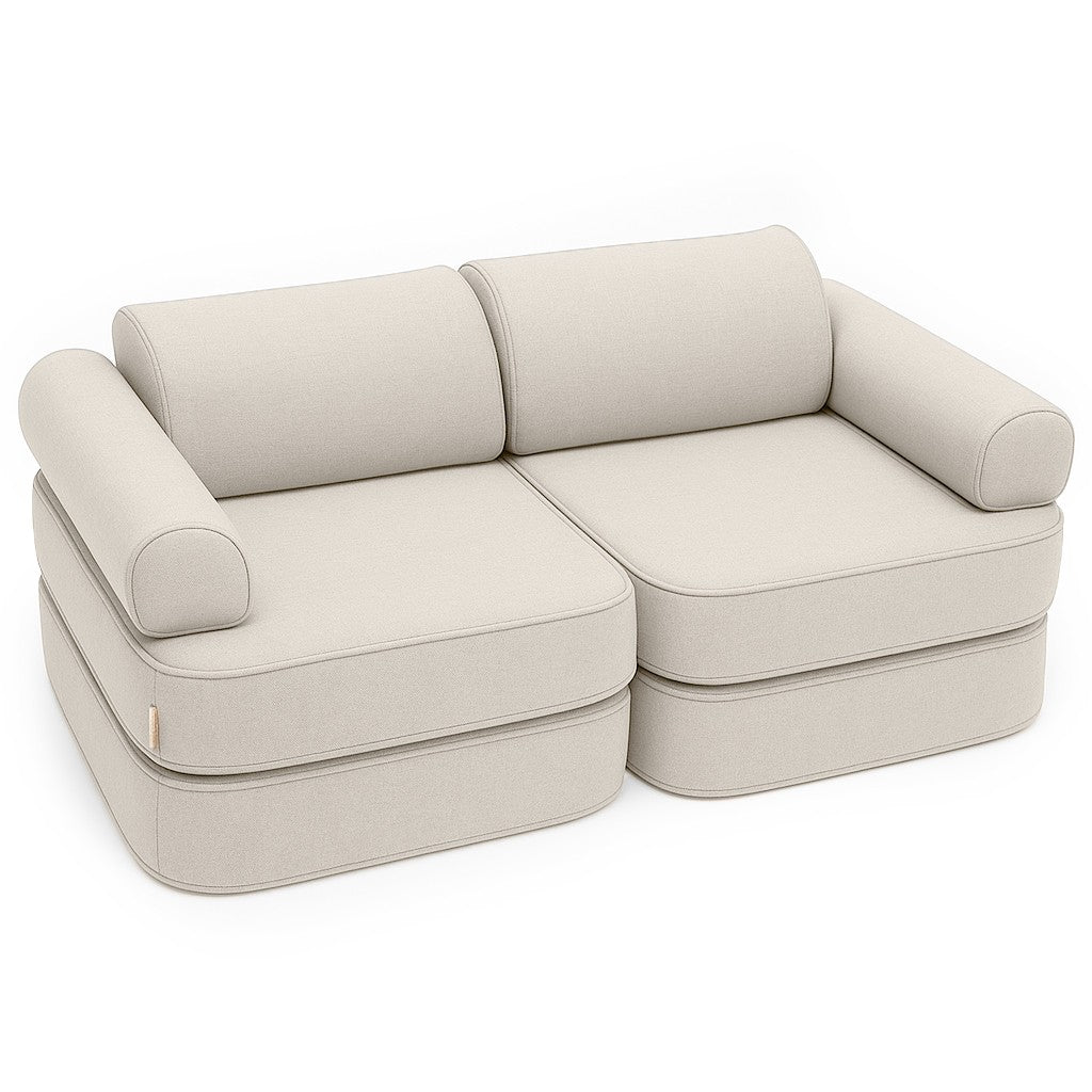 Vaikiška modulinė Pocket Outzy sofa - smėlio spalvos