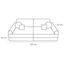 Indoor/Outdoor Outzy Pocket Sofa For Children - Clay Taupe