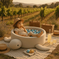 Foam Baby Ball Pit - Turtle Boucle
