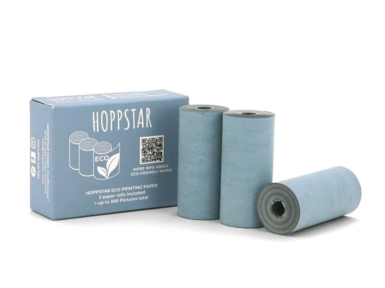 „Hoppstar“ fotoaparatui, 3 vnt. popieriaus ritinėlių – Eco