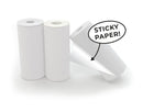 Hoppstar 3x Paper Rolls – White, Self Adhesive