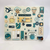 Large Montessori busy board for learning (60×70 cm)
