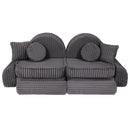 Medium Modular Sofa for Kids - Churros Jurassic Grey Plus