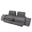 Medium Modular Sofa for Kids - Churros Jurassic Grey Plus