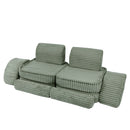Medium Modular Sofa for Kids - Churros Sage Green Plus