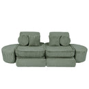 Medium Modular Sofa for Kids - Churros Sage Green Plus