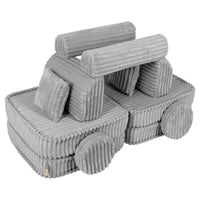 Medium Modular Sofa for Kids - Churros Moon Grey