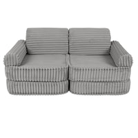 Medium Modular Sofa for Kids - Churros Moon Grey
