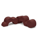 MeowBaby® Foam Flower Shape Set, 3 Elements, Bearly Dark Brown