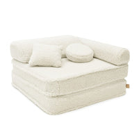 MeowBaby® Modular Children's Chair - 5 Elements, Bearly Cream