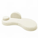 MeowBaby® Modular Sofa Coccolo for Kids – 6 Piece, Bearly Cream