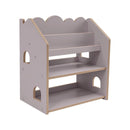 MeowBaby Montessori MDF House Bookcase - Grey