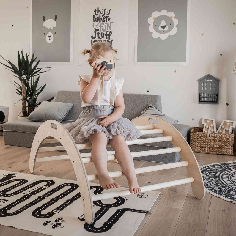 Montessori medinis laipiojimo lankas/kopėtėlės vaikams