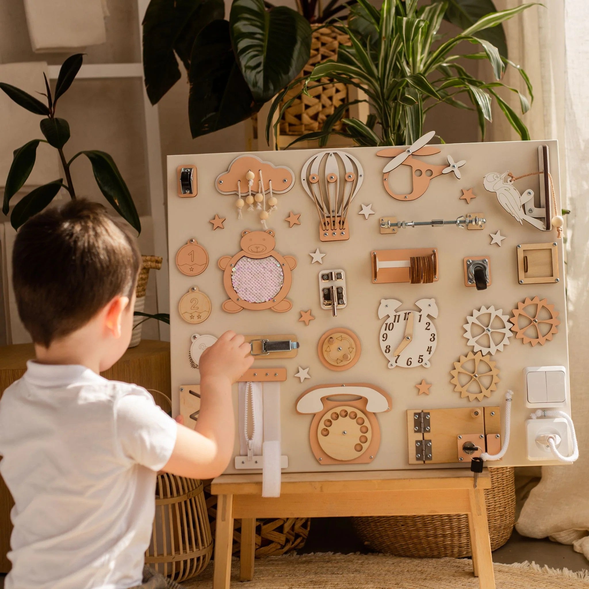 Montessori lavinamoji sienelė vaikams (50×60 cm)