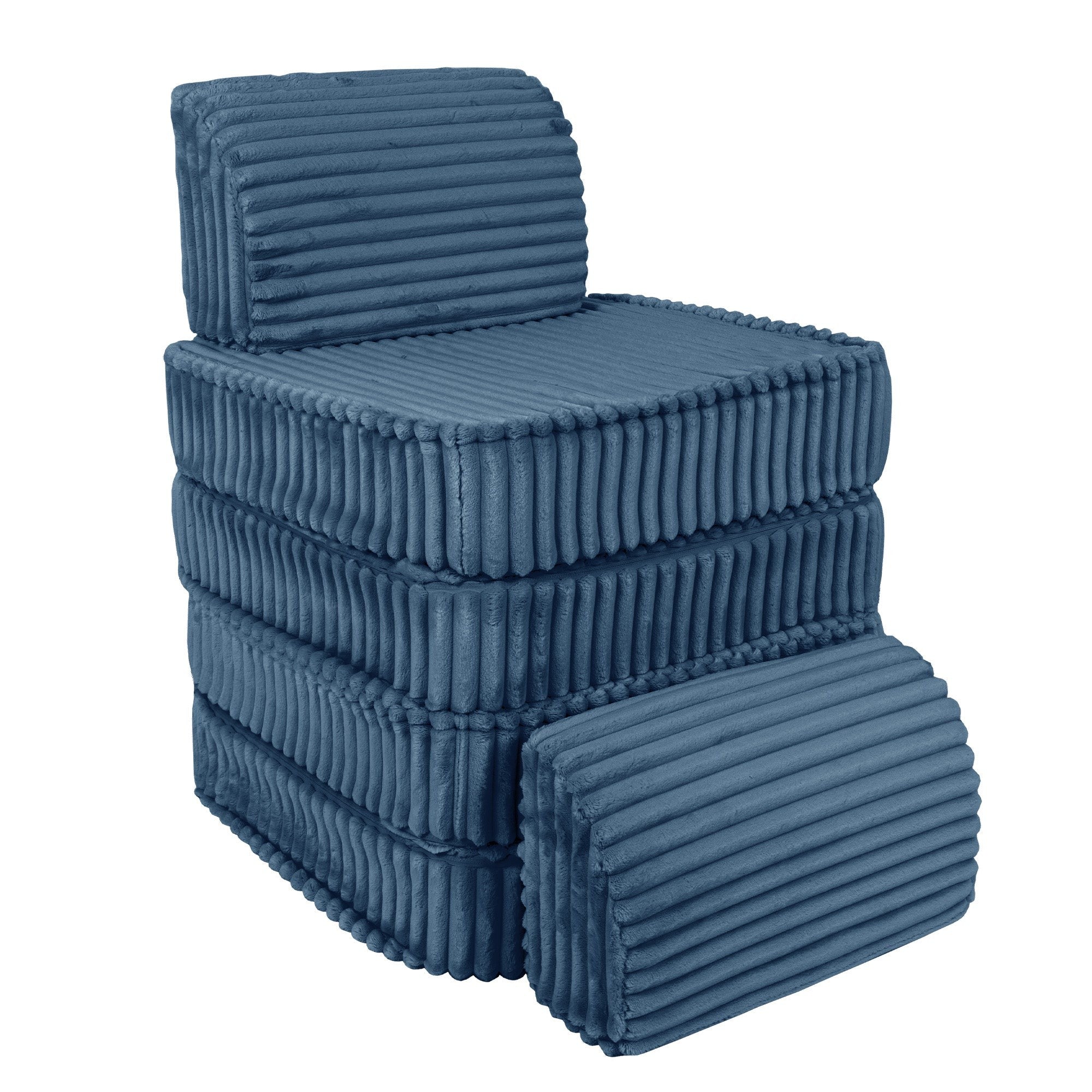 Modulinė sofa vaikams, maža - Churros mėlyna