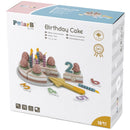 Wooden Birthday Cake For Cutting