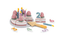 Wooden Birthday Cake For Cutting