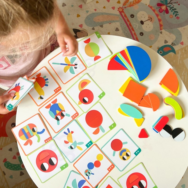 Medinis Montessori dėlionės žaidimas
