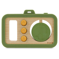 Wooden Silicone Baby Camera - Mr. Dino