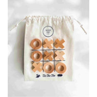 Wooden Tic-Tac-Toe Game